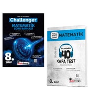 KAFA DENGİ YAYINLARI 8. Sınıf Challenger Matematik Soru Bankası + Matematik Kafa Test