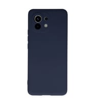 Xiaomi Mi 11 Kılıf Nano İçi Kadife Silikon - Lacivert