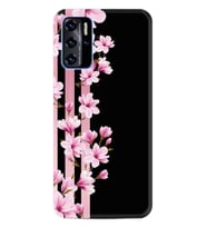 Reeder P13 Blue Max L 2022 Kılıf Resimli Desenli Baskılı Silikon Kılıf Pink Flowers 3 1393