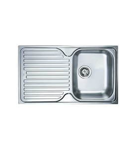 TEKA PRINCESS 50 1B 1D Sol Damlalıklı Mikro Keten Tezgah Üstü Paslanmaz Çelik Eviye 40109050