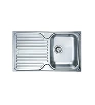 TEKA PRINCESS 50 1B 1D Sol Damlalıklı Mikro Keten Tezgah Üstü Paslanmaz Çelik Eviye 40109050
