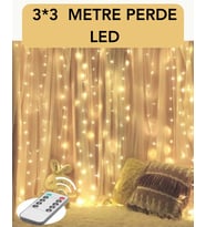 3X3 Metre Perde Led Işık – Parti Bahçe Dekorasyonu
