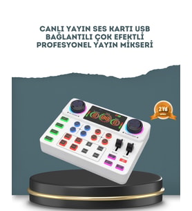 Gürültü Engelleme Özellikli Yayın Ses Kartı