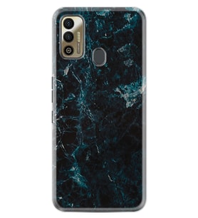 Tecno Spark 7T Kılıf Resimli Desenli Baskılı Silikon Kılıf Blue Mix Mermer 1377