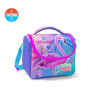 Coral High Kids Lavanta Pembe Flamingo Desenli Thermo Beslenme Çantası 11705 (Lila - Pembe)