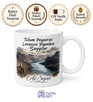Erzincan Tulum Peyniri Lavaşsız Yiyenlere Fırat Nehri Karanlık Kanyon Macera Kupa Hediye