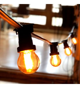 Sıralı Bahçe Aydınlatma, 50 cm Aralıklı Seyyar Bahçe Işıklandırma Kablosu 5 Metre