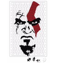 God of War Kratos K Puzzle 240 Parça Yapboz