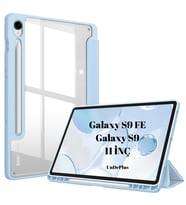 Samsung Galaxy Tab S10 Lite S10 FE S9 FE S9 11inç Kılıf Grafiti Şeffaf Kalem Böl