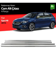 Fiat Egea Uyumlu Hatchback Krom Cam Çıtası 4 Parça. 2015 Üzeri