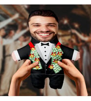 Motto Gift Evlilik Yıldönümü Hediyesi Esprili Kişiye Özel Fotoğraflı Damat Bey Peluş Oyuncak 531058