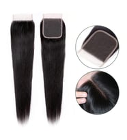 Peruk Tepesi Doğal Renk (Closure) 18inch