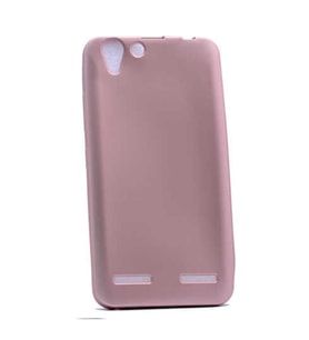 Lenovo Vibe K5 Uyumlu Kılıf Zore Premier Silikon Kapak (Rose Gold Altın)