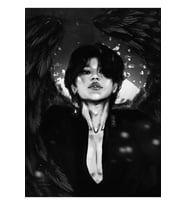 Siyah Kuğu Jimin (bts) Tablo Ahşap Poster Dekoratif Kod2130