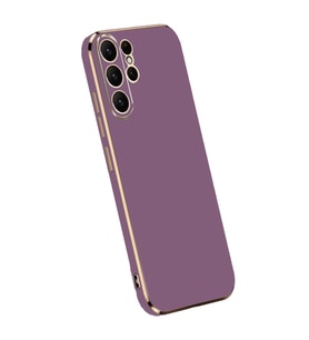 Samsung Galaxy S24 Ultra Kılıf Volet Silikon - Mor