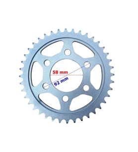Rks Srk125 Arka Dişli 428-45T İç 58 Mm 6 Delik Öm