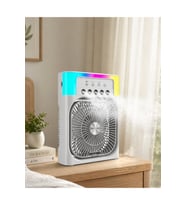 Su Buharlı Mini Klima Fan RGB Işıklı Taşınabilir Serinletici