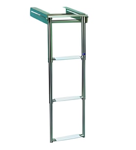 PLATFORM ALTI TELESKOPİK PASLANMAZ MERDİVEN 3 BASMAMAK 85cm