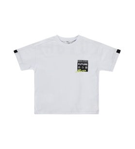 Civil Boys Future Baskılı 10-13 Yaş Tişört - Beyaz