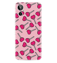General Mobile GM 23 SE Uyumlu Kılıf Resimli Desenli Baskılı Silikon Heart Lollipop 1414