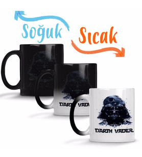 Darth Vader Sihirli Kupa Bardak Porselen