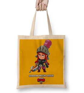 Brawl Stars Shadow Knıght Jessıe Bez Çanta Uzun Saplı
