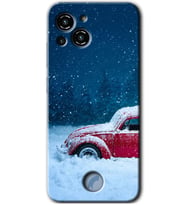 Reeder S23 Pro Max Kılıf HD Desen Baskılı Arka Kapak - Karlı Vosvos