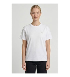 Hummel Hml-T-Hmlpulse Female Co Regular W Beyaz Kadın T-Shirt 912261-9001