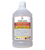 TERLANS Doğaltaş Mermer Granit Temizleyici 1000 ml Dış Mekan Natural Stone Care Marble Cleaner