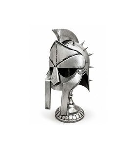 Kişiye Özel Metal Şövalye Miğferi Biblosu - 45x20cm