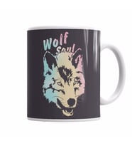 Ns Wolf Soul  Kupa Bardak Porselen