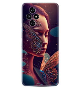 Honor 200 Kılıf Boutique Baskılı Resimli Kelebek Kadın Pcode -075