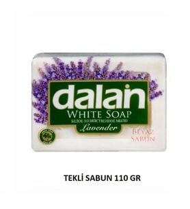 Dalan Beyaz Sabun Lavanta Tekli 110 Gr