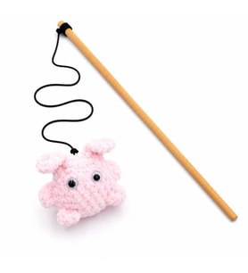 Kedi Oltası - Dawcat - Tavşan Figürlü - Açık Pembe