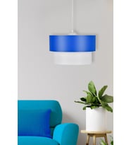 Melon Pasta Mavi Beyaz Avize