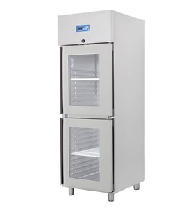 Öztiryakiler Çift Cam Kapılı Dik Tip Buzdolabı, Gn 600 Nmv Model, 304 Model