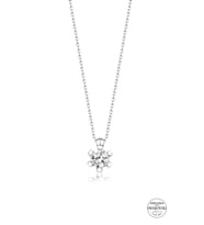 Union Swarovski Zirconia Kadın Tektaş Gümüş Kolye
