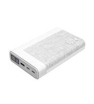 S-Link G215 20000MAH PD100W QC22.5W Beyaz Notebook Taşınabilir Pil Şarj Cihazı Powerbank