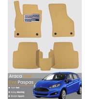 FORD FİESTA (2009-2016) Uyumlu EVA Paspas Tam Set–Araca Özel,Su Geçirmez,Kolay Montaj