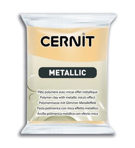 Cernit Metallic Polimer Kil 56 gr 045 CHAMPAGNE 