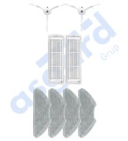 Xiaomi Mop 2 Pro (MJST1SHW) -Mop 2 Lite Uyumlu 2 Yan Fırça 2 Filtre 4 Mop PKT-iasgf0000377
