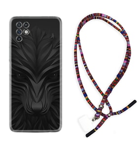 INFINIX Note 11 Pro Note 10 Hot 9 Play Kılıf Boyun Asklı Rasta Silikon Black Fox 1325