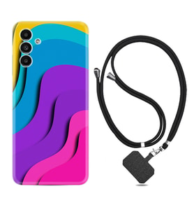 Samsung A23 A31 A32 A50 A51 A52 A53 A70 Kılıf Boyun Askılı Silikon Renk Cümbüşü 1631