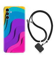 Samsung A23 A31 A32 A50 A51 A52 A53 A70 Kılıf Boyun Askılı Silikon Renk Cümbüşü 1631