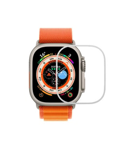 Apple Watch Ultra 49mm Uyumlu Zore Metal Kasa Koruyucu Saat Çerçevesi (Gümüş)