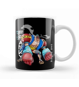 One Piece Anime Franky the Bulky Shipwright Kupa Bardak Porselen