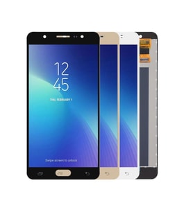 Samsung Galaxy J7 Max G615F ile Uyumlu Oled Ekran Dokunmatik (Altın)