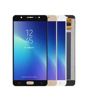 Samsung Galaxy J7 Max G615F ile Uyumlu Oled Ekran Dokunmatik (Altın)