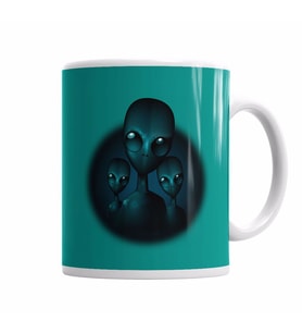 Alien Uzaylı Kupa Bardak Porselen