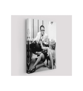 Marilyn Monroe ile Arthur Miller Duvar Tablosu-6063